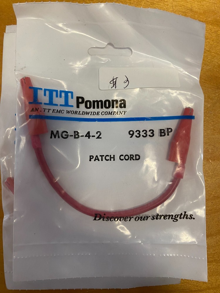 ITT POMONA patch cord MG-B-4-2 9333BP