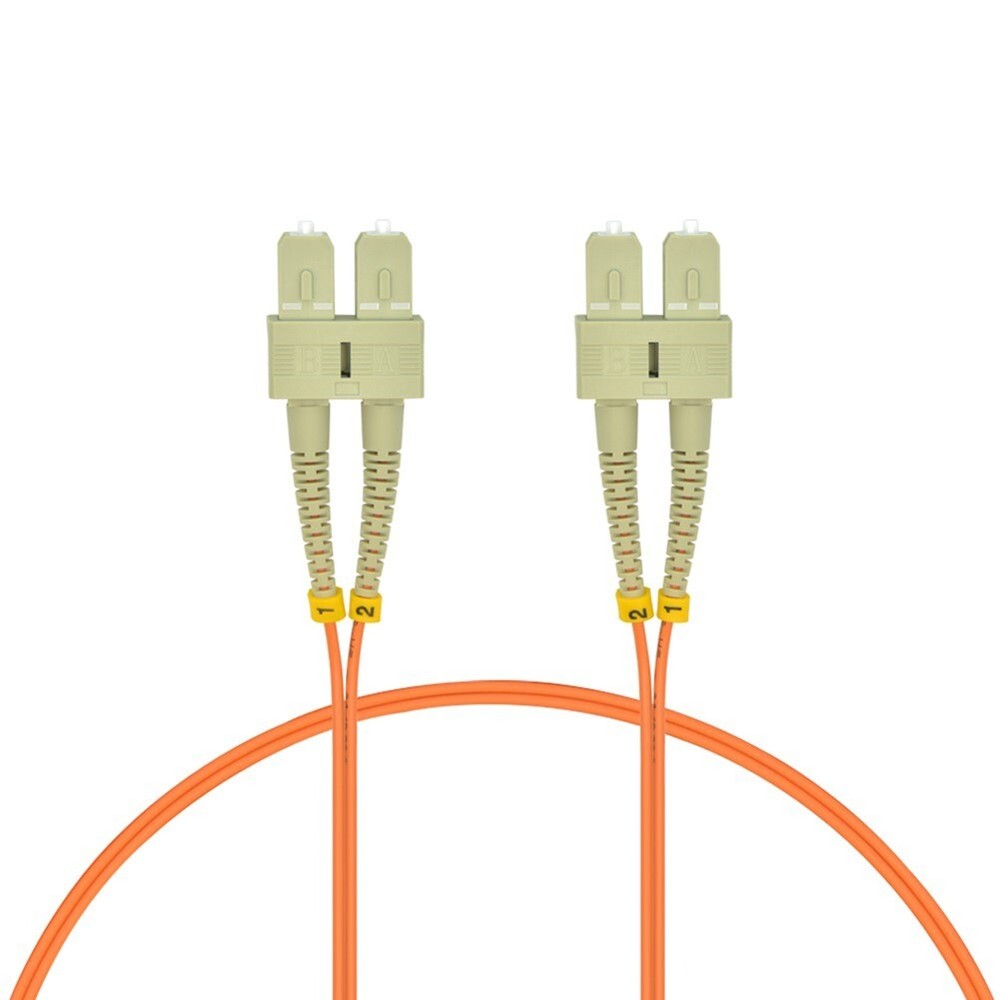 3M 10FT SC to SC Duplex 50/125 Multi Mode Fiber Optic Optical Patch Cable Cord