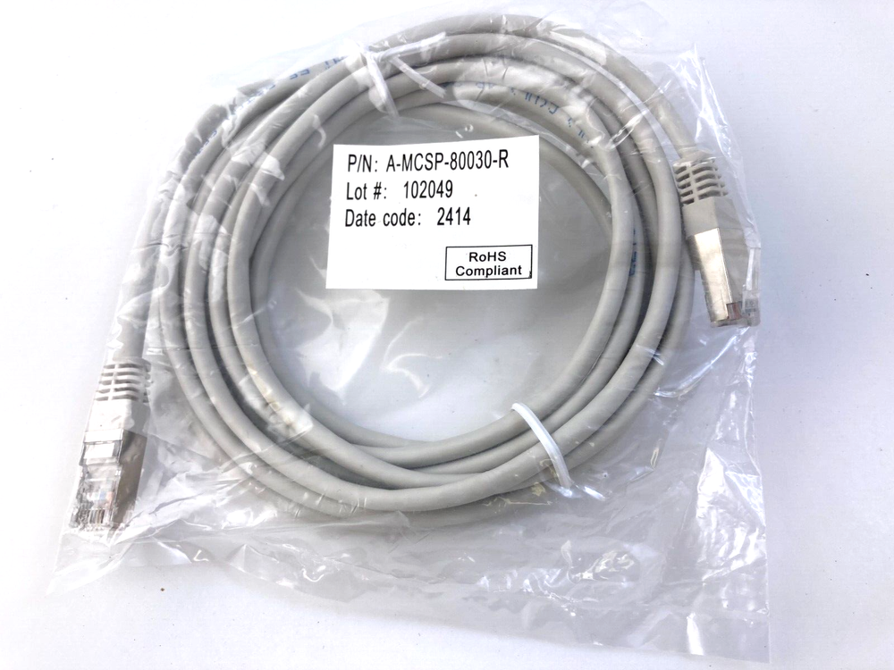 (10) Assmann Electronics A-MCSP-80030-R Ethernet Patch Cable - Cat5e - 3.0m
