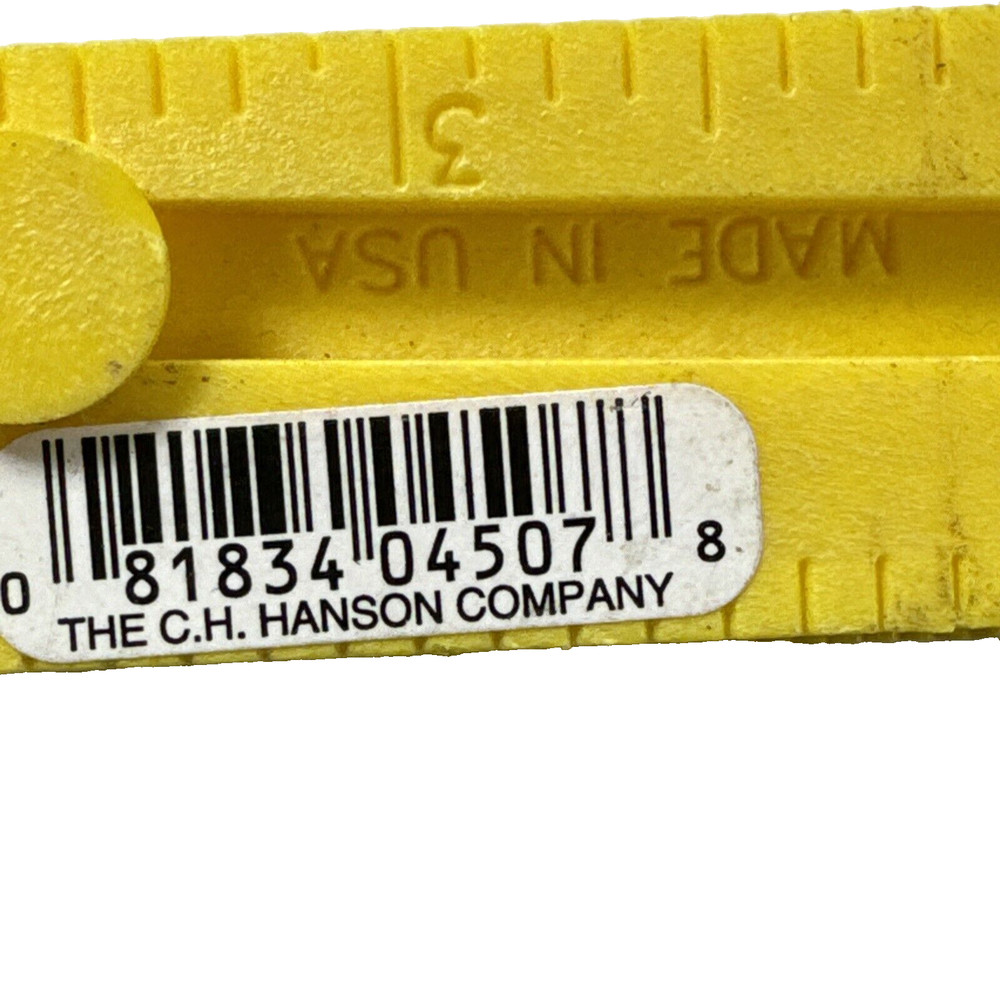 NEW 2x Folding Utility Square Yellow Carpenter Tool Plastic 7" Hanson Angle