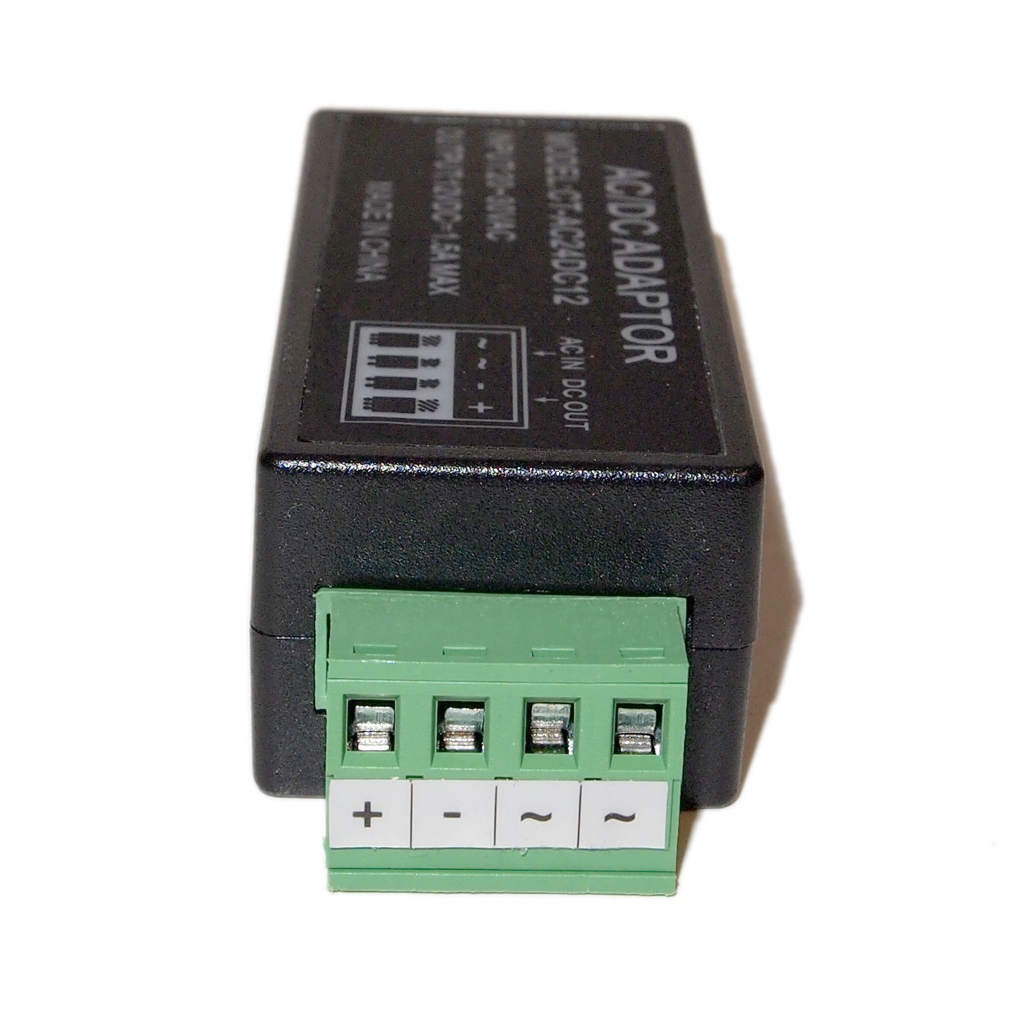 24 Volt AC to 12V DC Power Converter Reducer Adaptor with DC Jack Power Pigtail