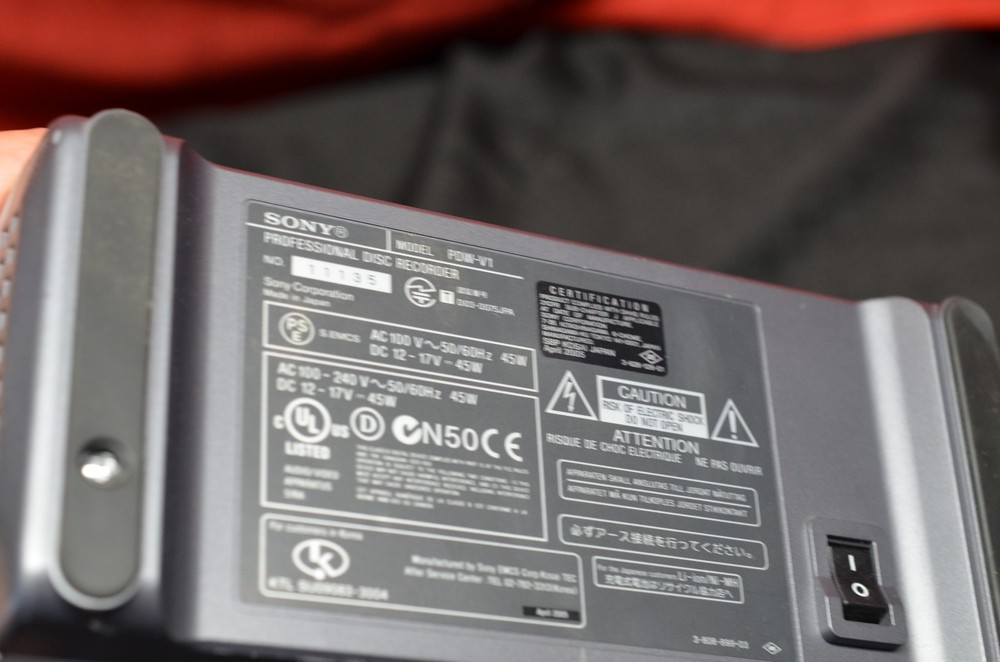 Sony PDW-V1 professional disc recorder XDCAM