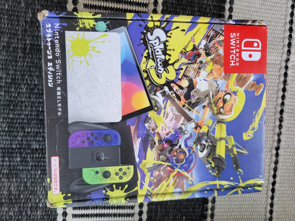 Nintendo Switch OLED Splatoon 3 Edition NEW NO CONSOLE