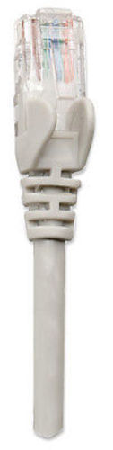 Intellinet 25ft CAT5E UTP Ethernet RJ45 Patch Cable, Gray