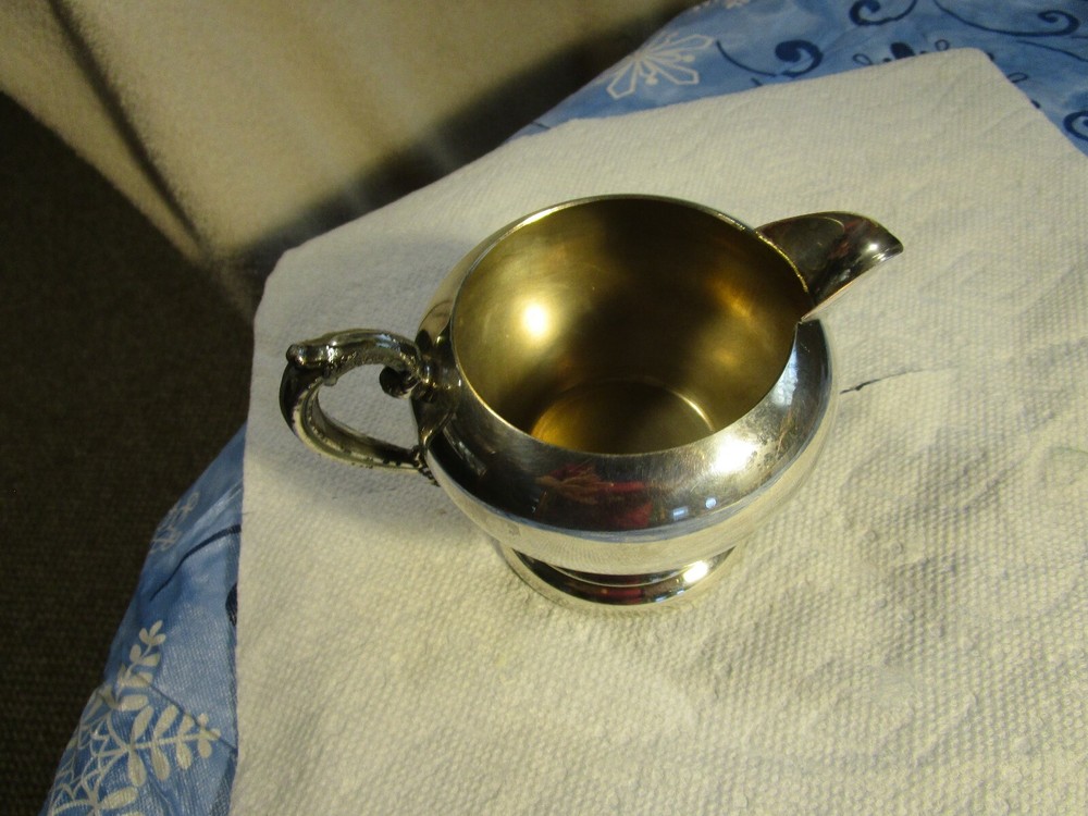 VINTAGE~ [Silverplated ON Copper]~ Creamer Pitcher~~+MAKER MARKS!!!