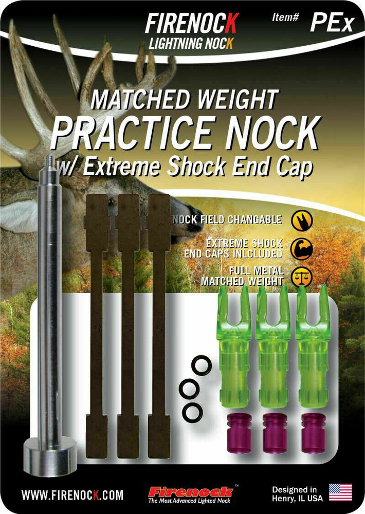 FIRENOCK Hunting & Target lighted nock E6ht-R Epic arrow / H nock (Pro package)