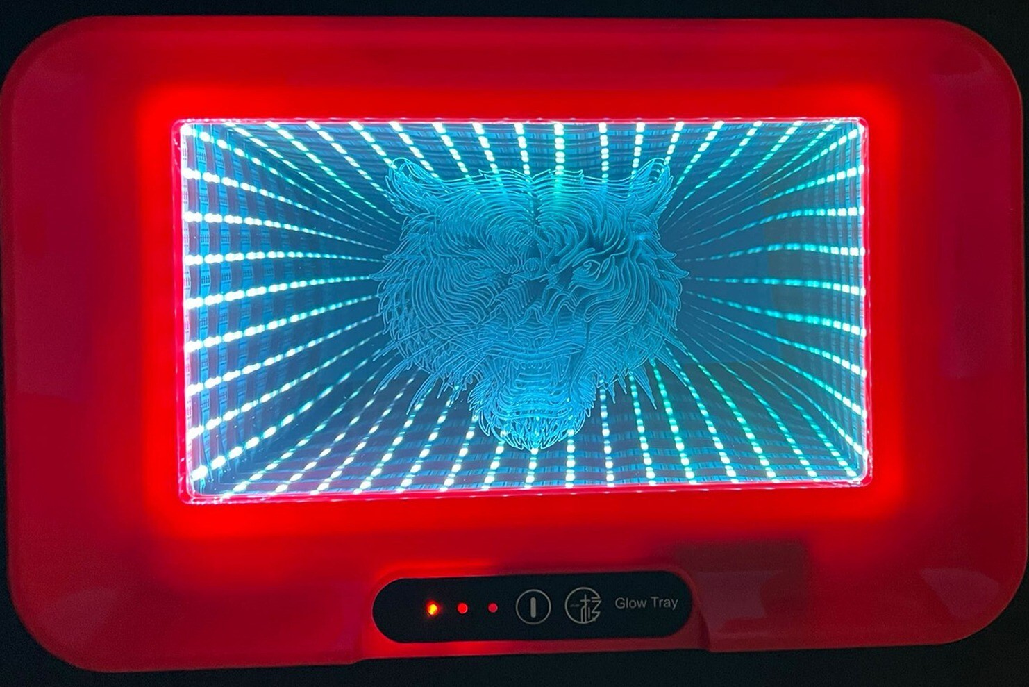 💚3D RGB LED LIGHT UP GLOW ROLLING TRAY💛😎RANDOM COLORS & DESIGNS