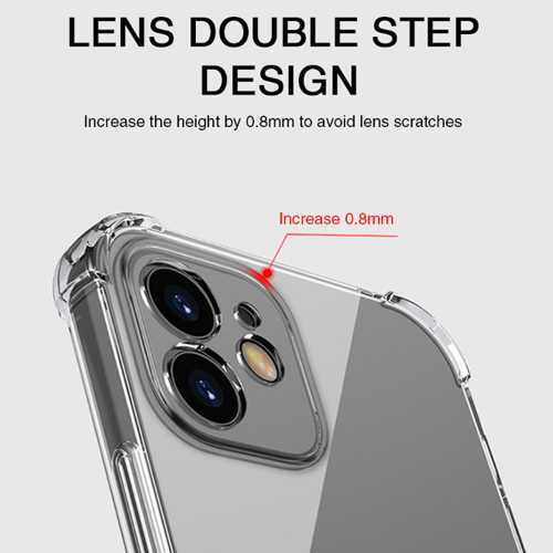 Clear Case Shockproof Cover for iPhone 16 15 14 13 12 11 Pro Max Mini XS XR X 8