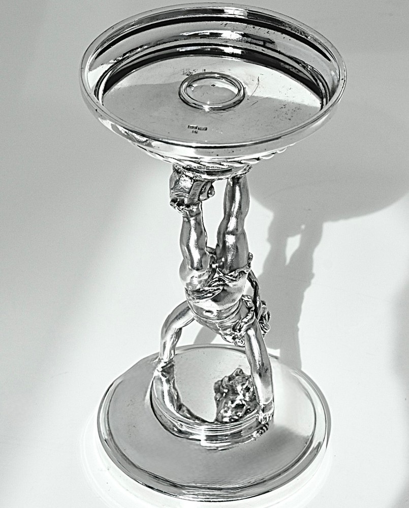 WMF Beautiful Silver Plated Cherub Table Fruit Stand Centrepiece,1902-1910
