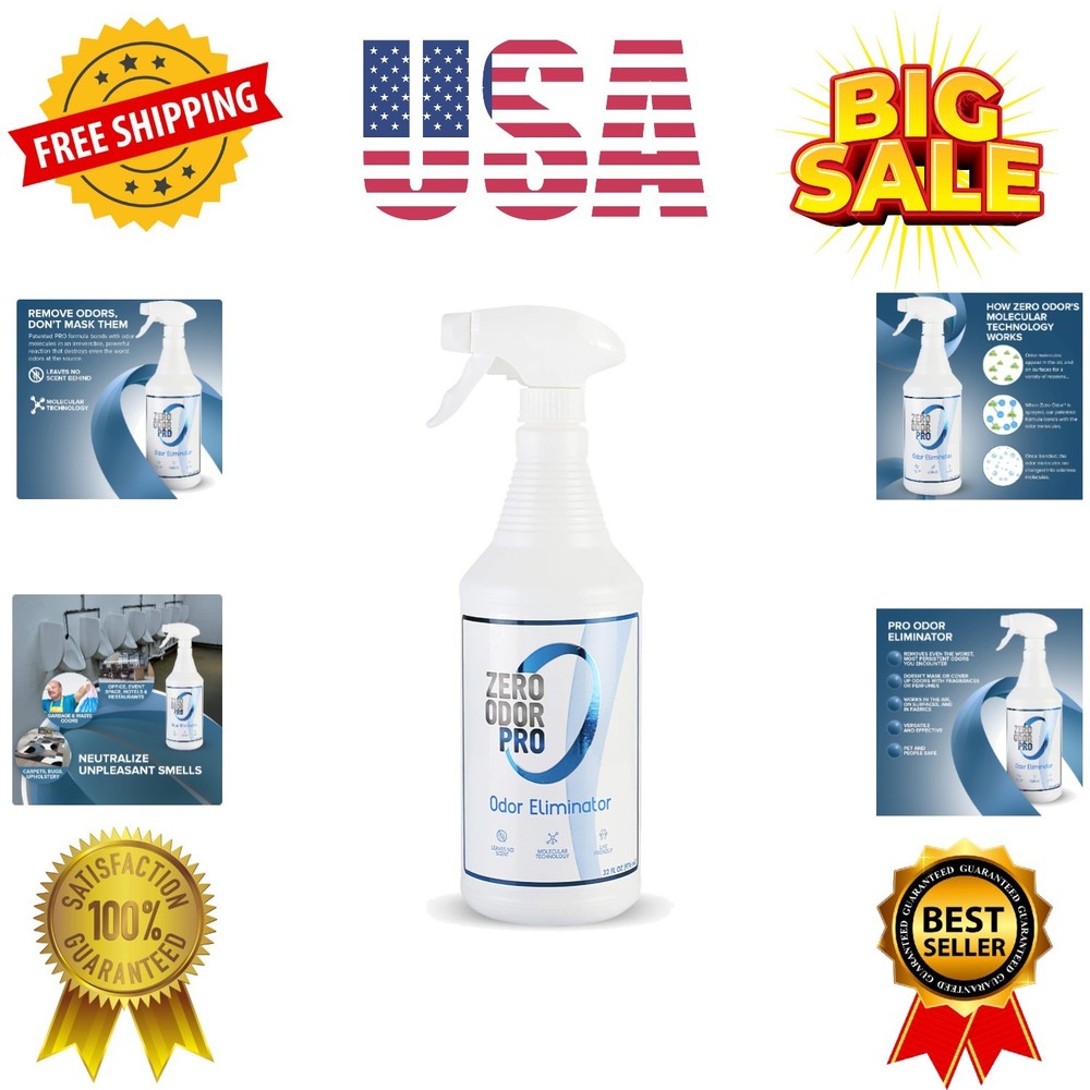 Pro - Commercial Strength Eliminator Odor Neutralizer, Room Deodorizer Odor E...