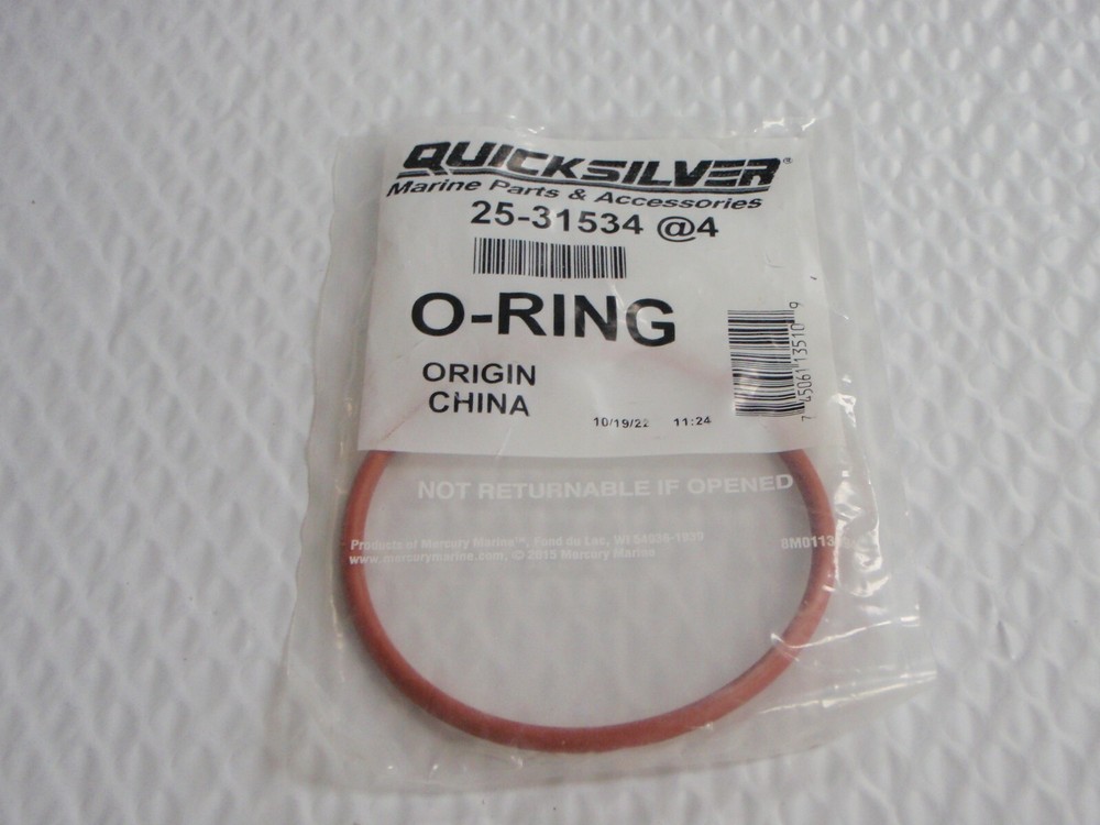 Quicksilver 25-31534 o-ring lowerunit gearcase merc mercruiser
