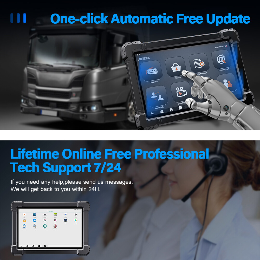 Diesel Scanner Full System OBD2 Diagnostic Tool DPF Regen ECU Coding Programming