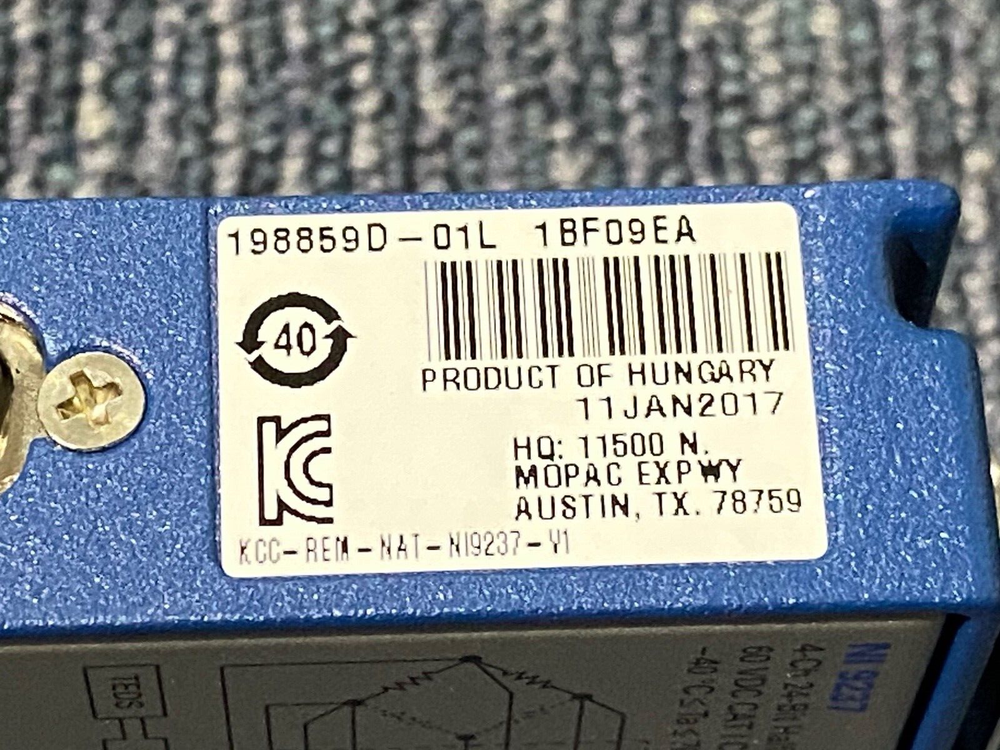 National Instruments NI 9237 cDAQ Strain / Bridge Input Module 198859D-01L