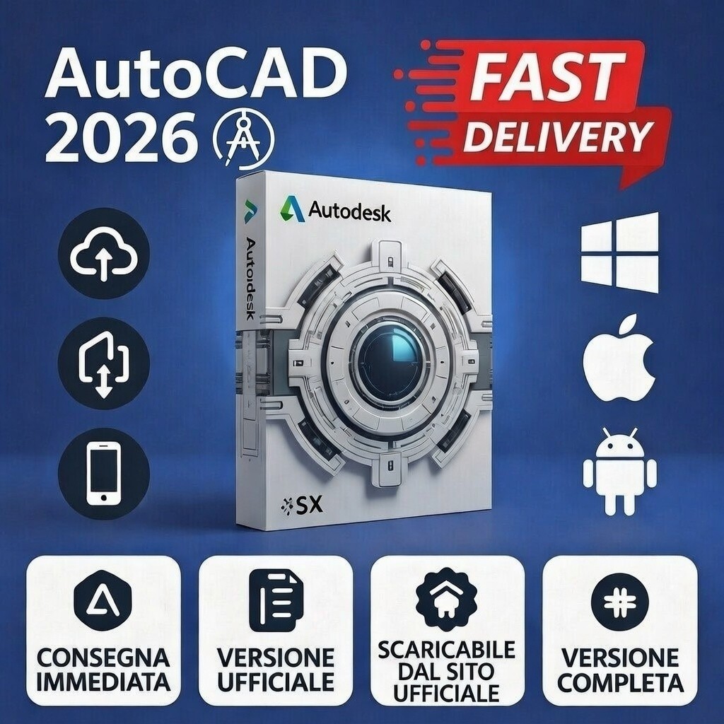 autodesk AUTOCAD 2026 1pc-3 years windows/mac/iOS/Andriod