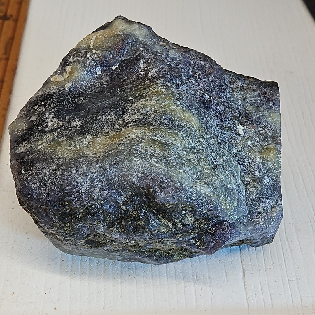 Iolite Rough, India, blue to purple color. 3LB 3.7OZ.
