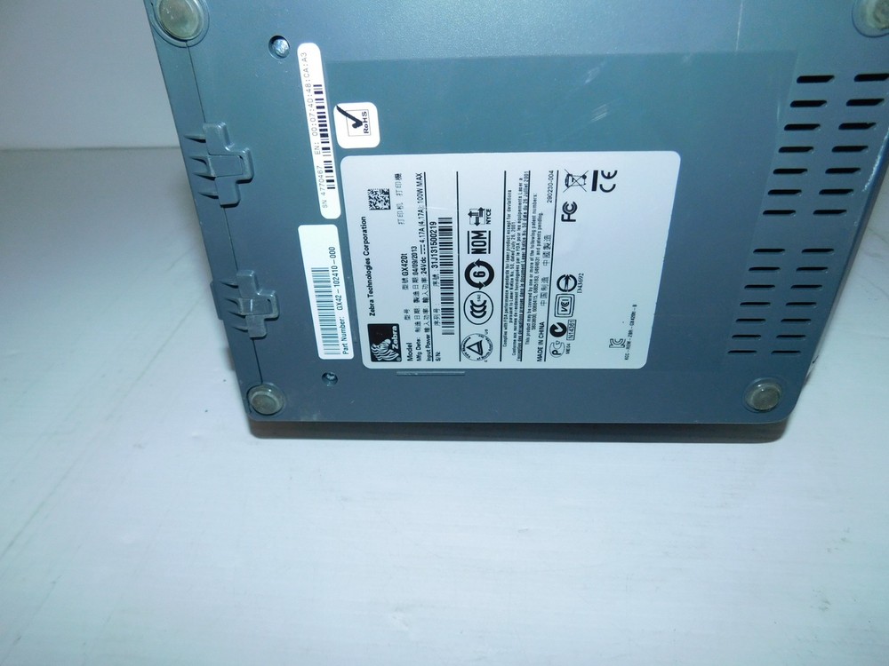 ZEBRA GX420T THERMAL LABEL PRINTER (PQY44)