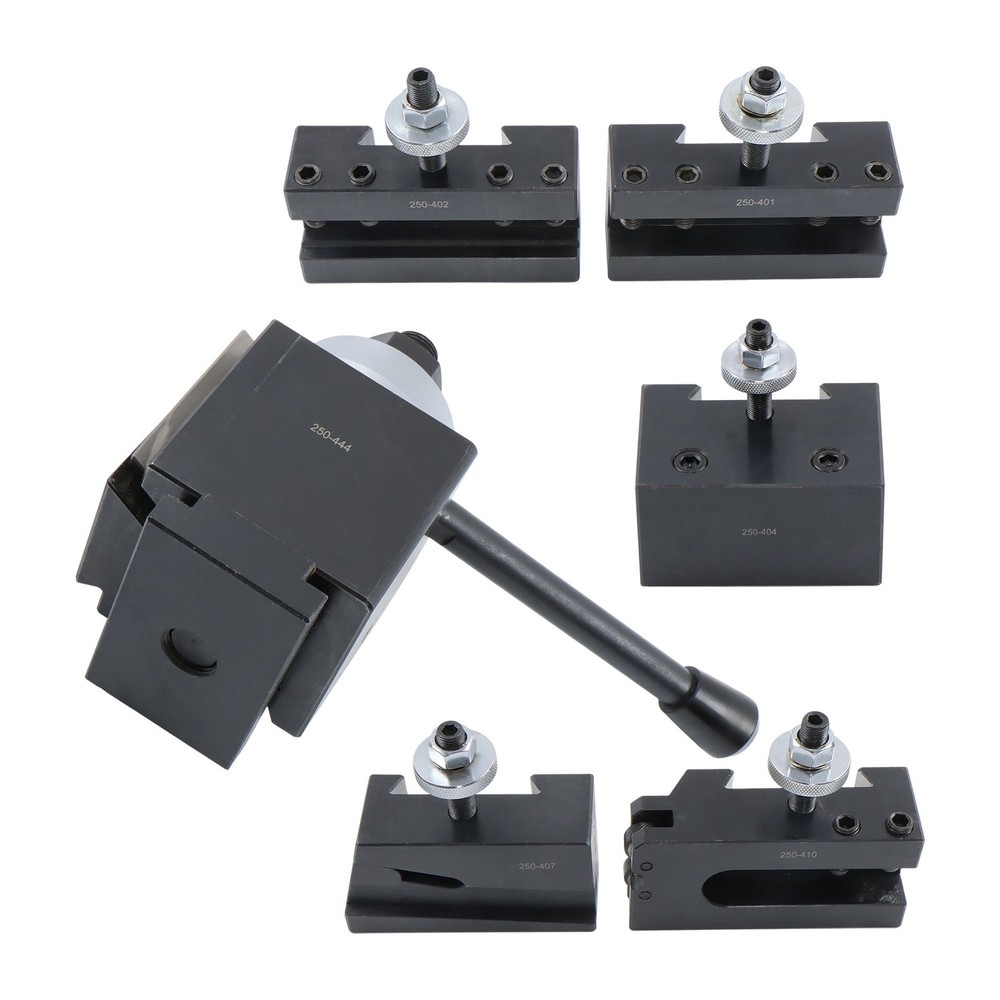 CA Wedge Type Quick Change Tool Post 250-444 14-20 Swing Lathe Set 6 Pcs