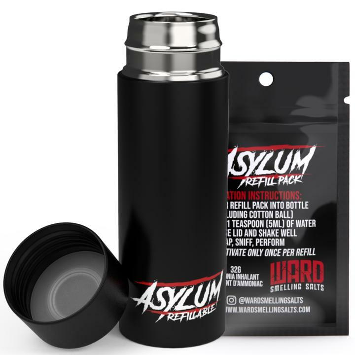 Asylum Refillable - Smelling Salts - Powerlifting, Ammonia Inhalant