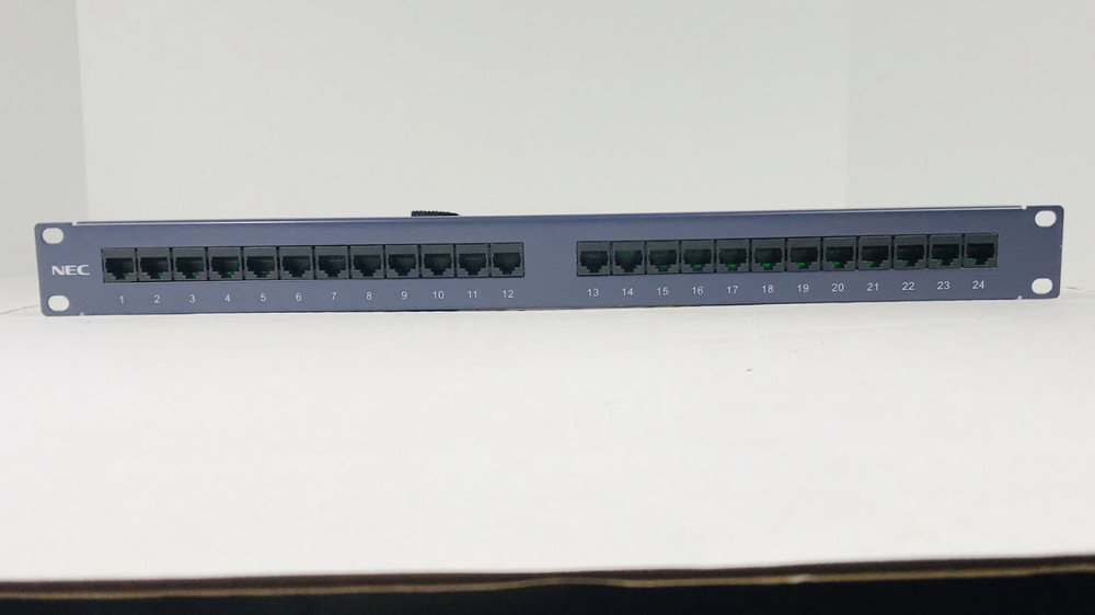 NEC 24 Port Cat5 Rack Mount Patch Panel *Brand New*