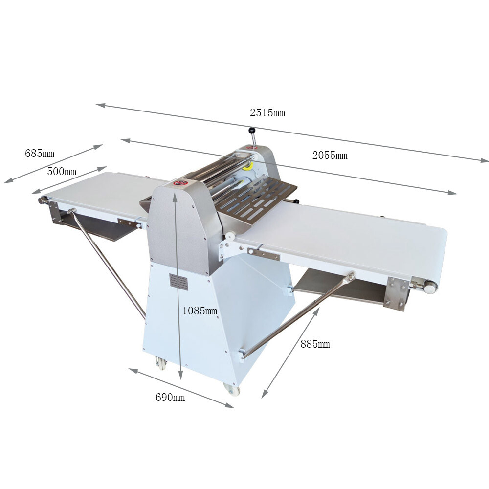 Commercial Dough Sheeter Press Pizza Roller Baking Crisper 220V Vertical Type