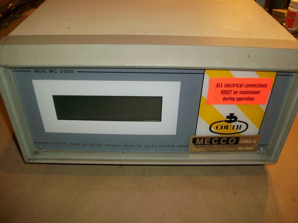 Couth Engraver Control MC200 USED