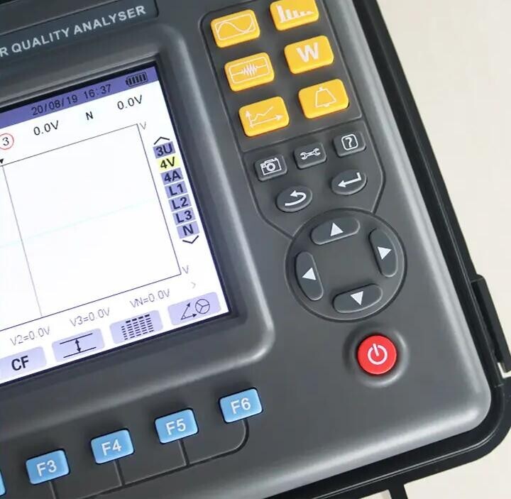 Three-phase Power Quality Analyzer Meter With 4pcs 8mm×15mm Current Clamp