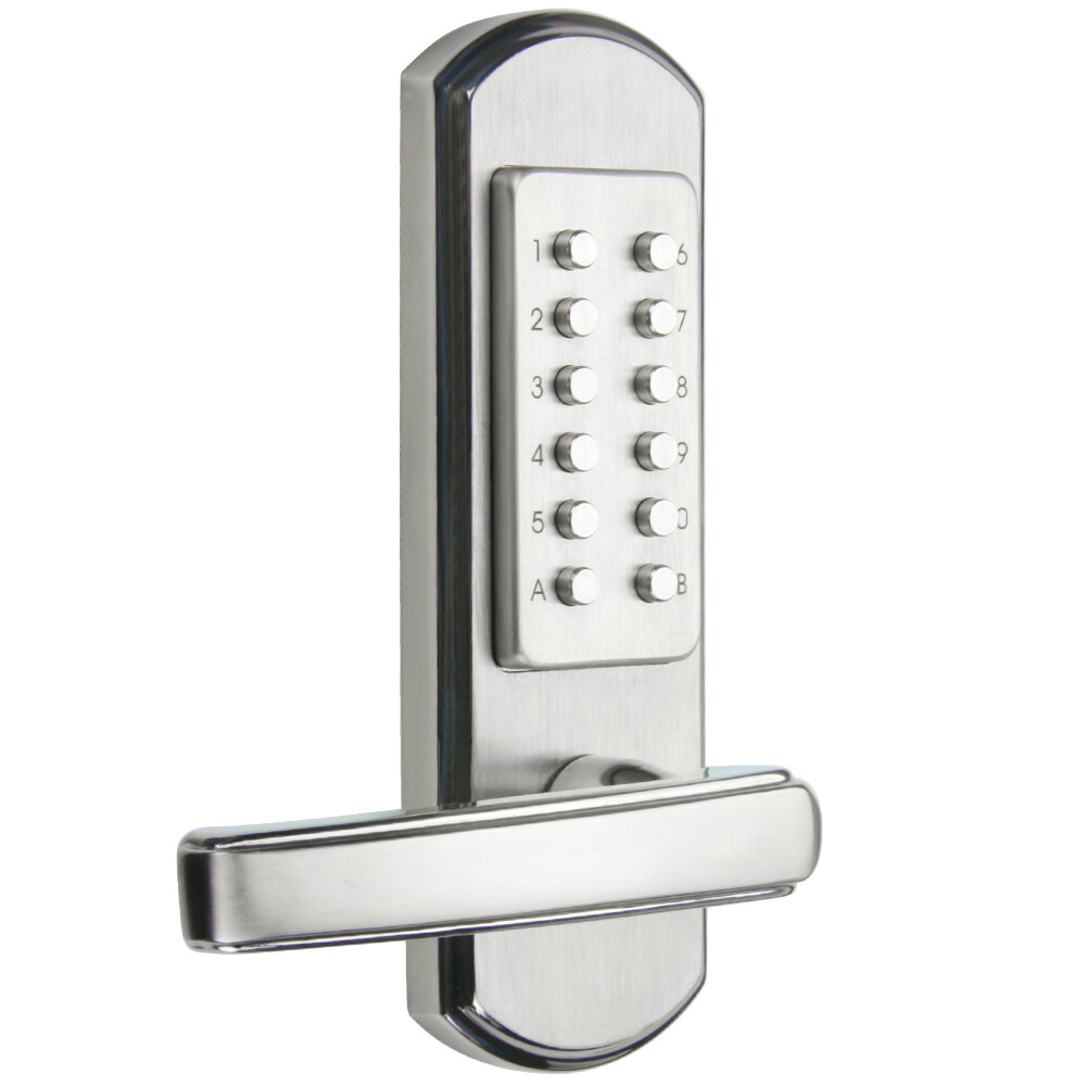 Door Lock Keyless Digital Code Keypad Mechanical Entry All-Weather Not Deadbolt