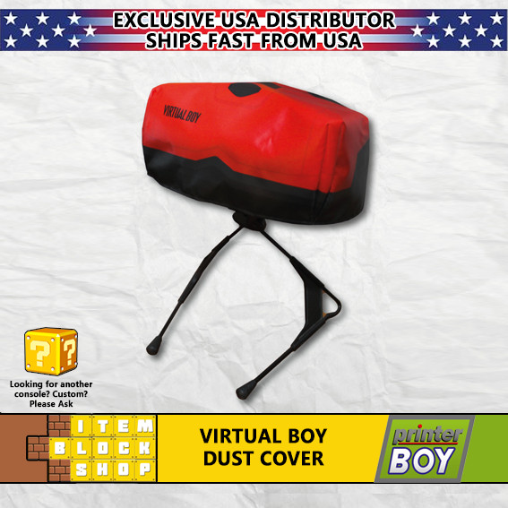 Virtual Boy System Console System Dust Cover Vinyl
