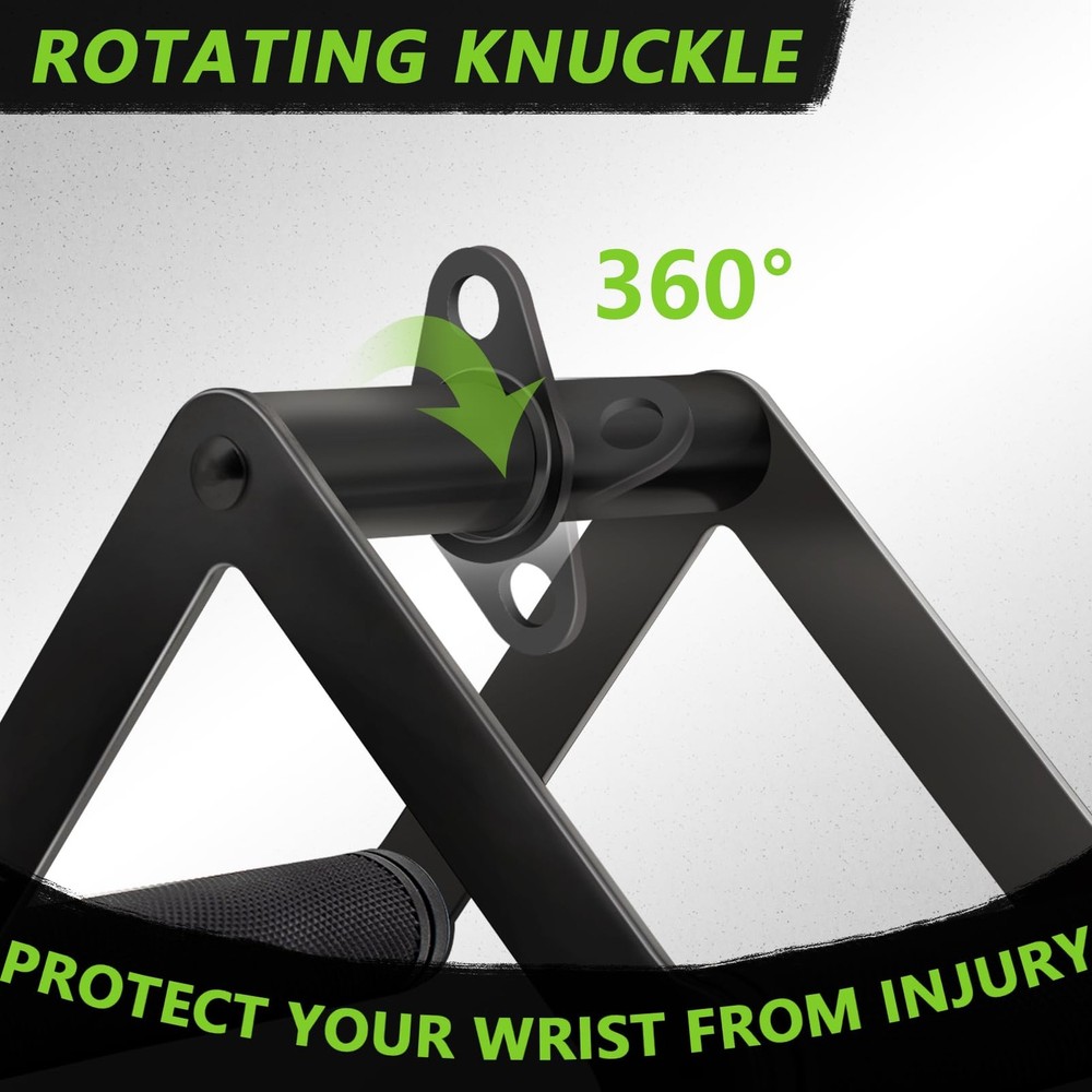 Double D Row Handle Cable Attachment V Bar Attachment LAT Pull Down Attachmen...