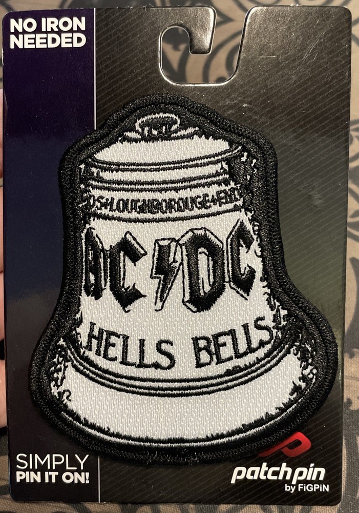 AC/DC Hells Bells Figpin Collectible Pin Patch Brand New