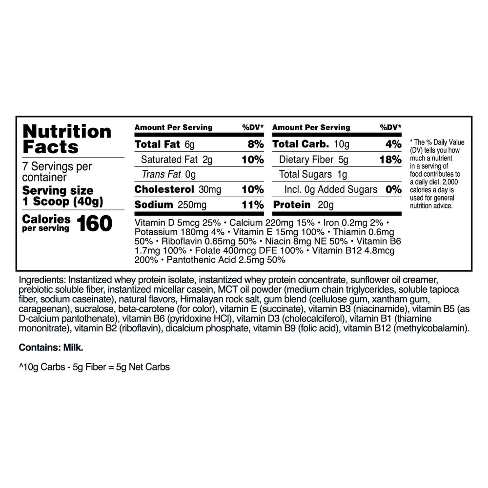 TransformHQ Meal Replacement Shake Powder 7 Servings (Pineapple Whip)