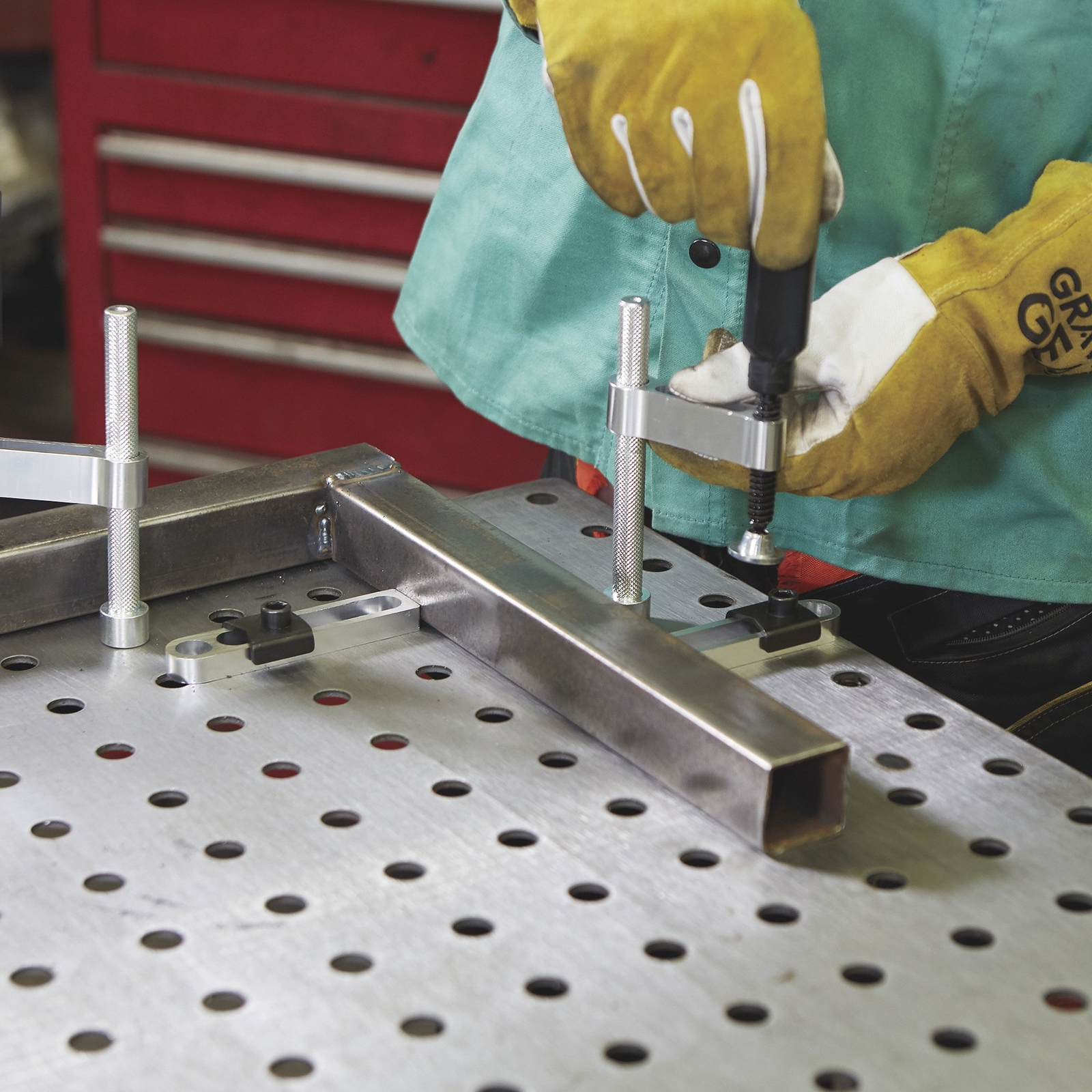 Klutch Welding Table Clamp Kit, 4-Pcs.