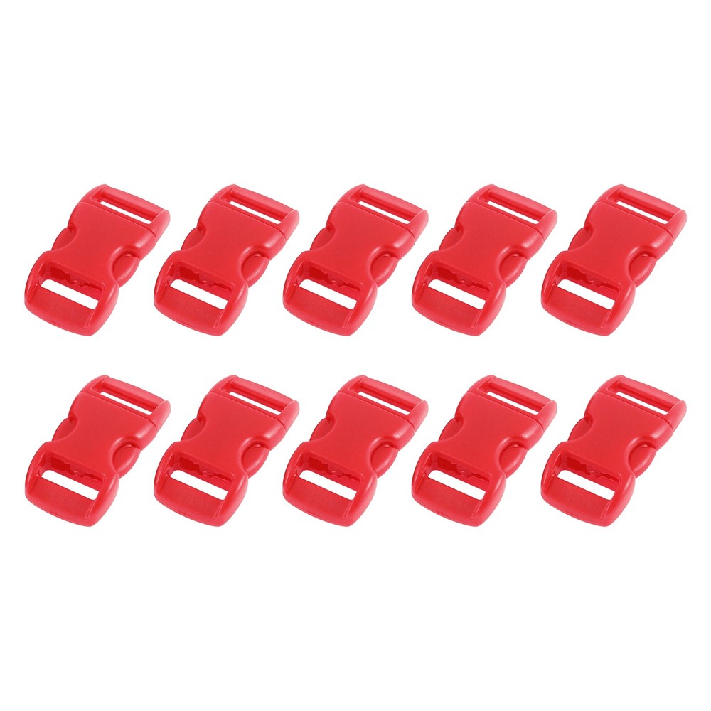 Side Quick Release Buckle (11cm/4.3") 10Pcs, Plastic Adjustable Buckles
