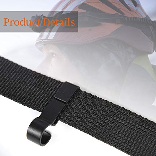 Headlamp Clips Hook Hard Hat Light Clips,Hardhat Headlamp Accessory (12)