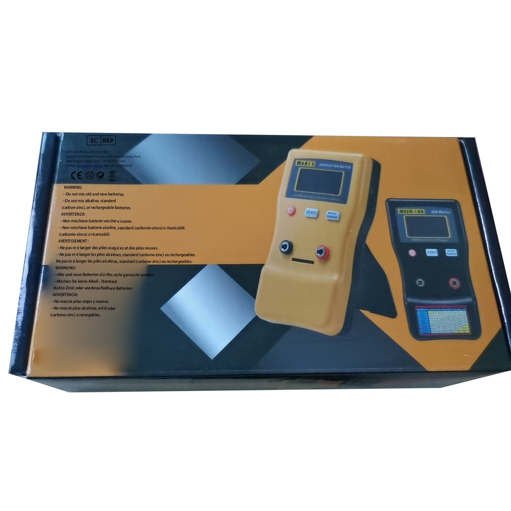 Handheld M6013 Capacitor Meter Auto Rang Measuring Capacitance Tester Tool