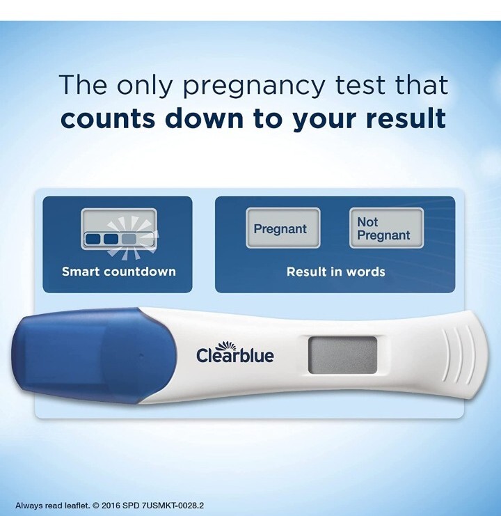 Clearblue Digital Pregnancy Test with Smart Countdown, 5 count