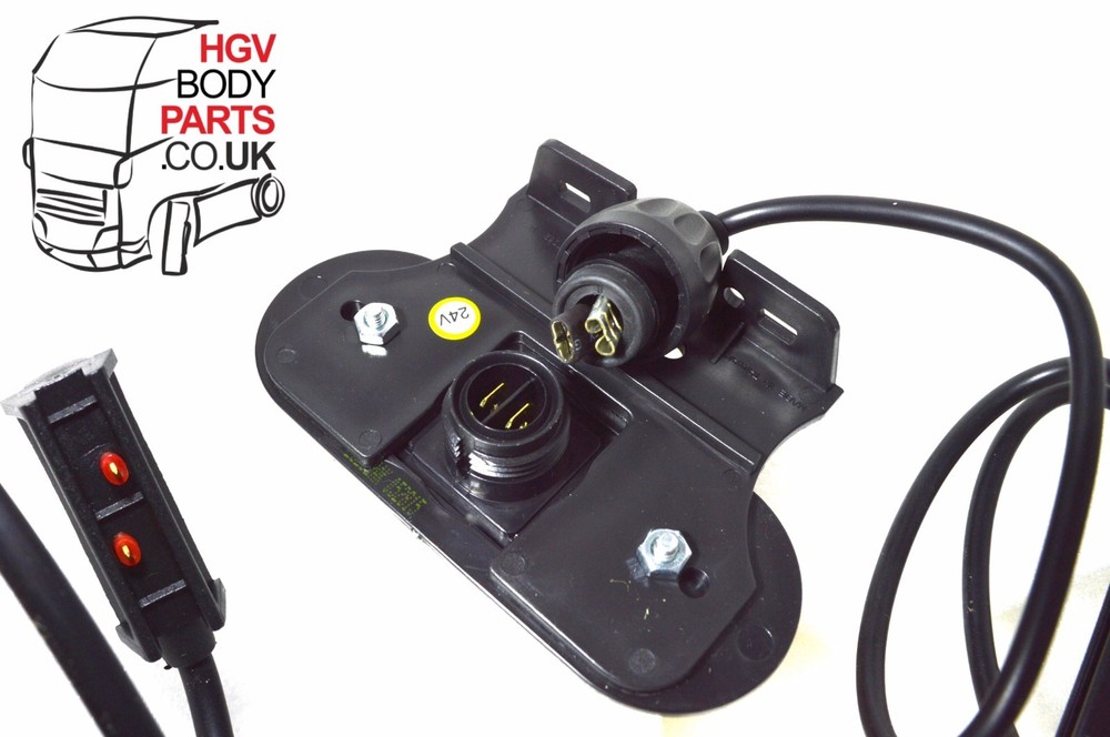 Side Marker 24v LED Light With Bracket & PRS Connector - Top Quality