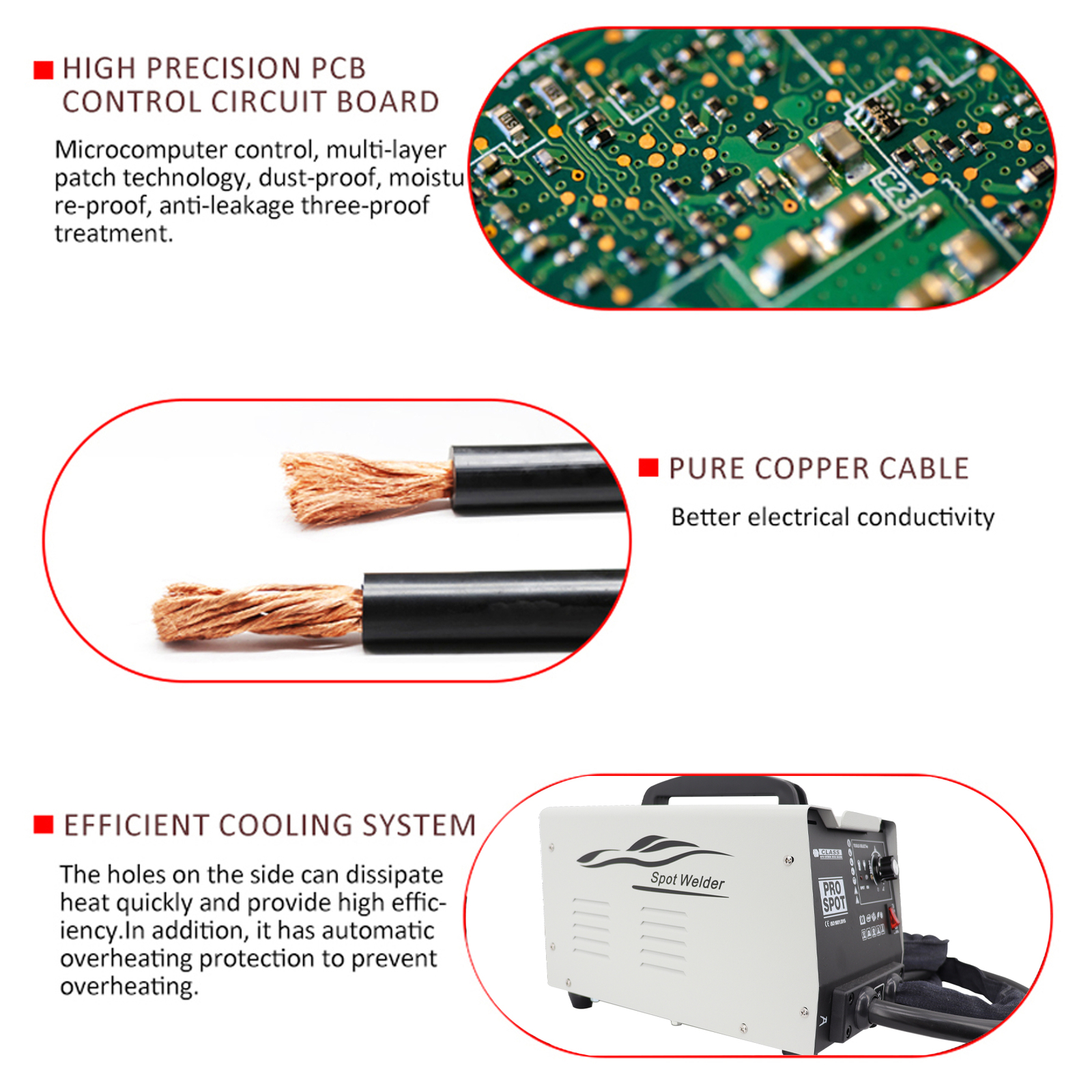 PRO 110VSpot Dent Puller Machine 1.8KW Welder 5 Modes Car Body Dent Remover Tool