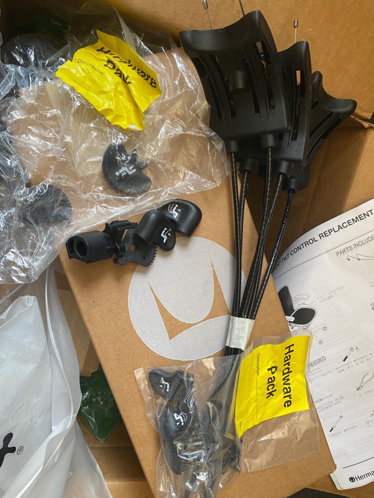 Herman Miller Aeron Chair Tilt Control Kit - New OEM (Genuine HM Parts)