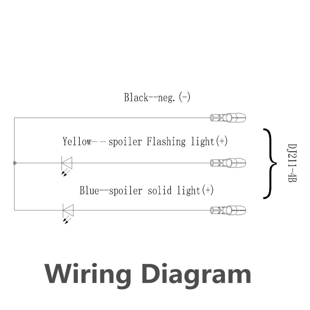 Black Motorcycle Trunk Tail Box Luggage Touring Pack Universal w/ Tail Light DMY