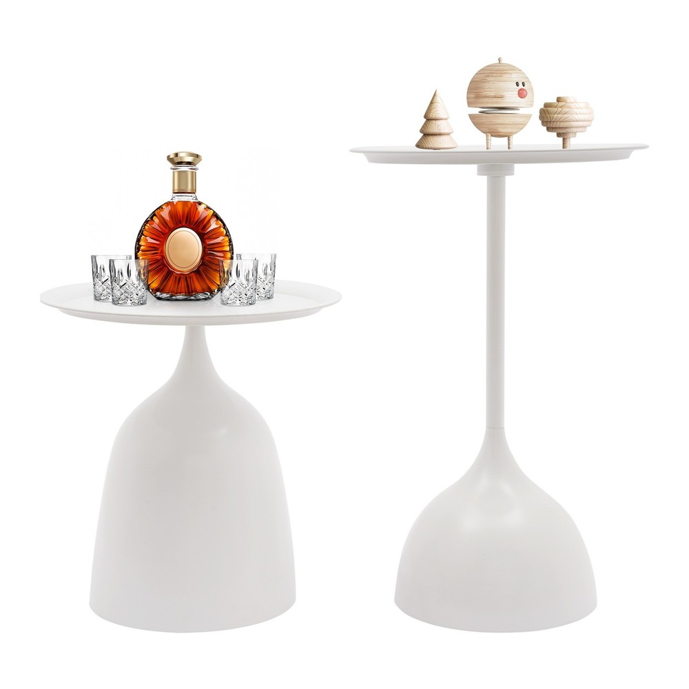 Round Side Table End Table Set Sofa & Console Table Pedestal Bar Coffee Tables