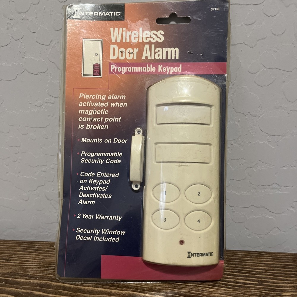 Intermatic Security Wireless Door/Window Alarm/Program Key Pad New in Opened Pkg