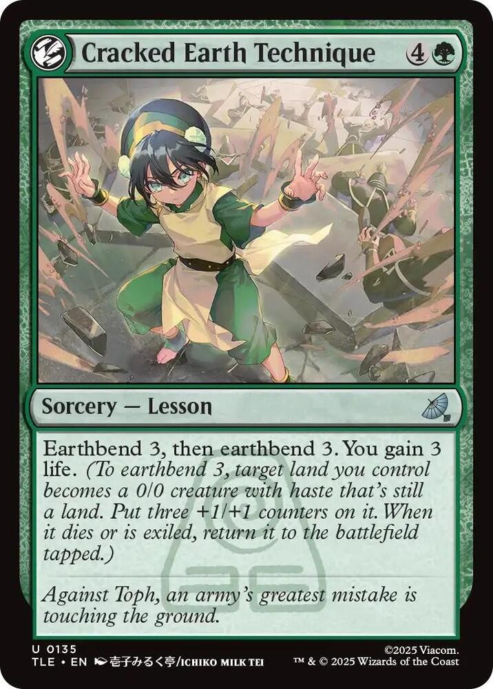 Cracked Earth Technique U 135 Non-Foil MTG TLE Magic