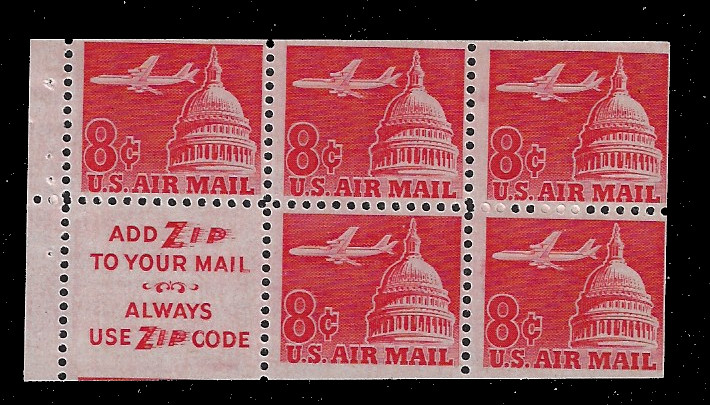 US Scott C64c, Fine - Very Fine Error, Mint Never Hinged, SCV $4.00