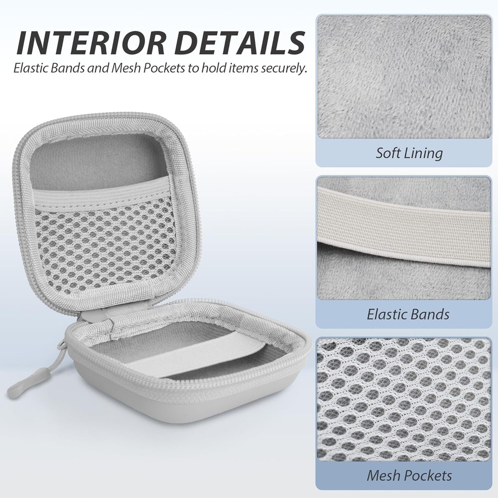 Card Reader Case for Square Contactless & Chip Reader 1st/2nd Gen Hard Bag Grey