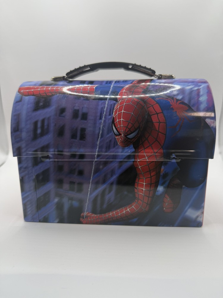 Spider-Man 2 Mini Tin Lunch Box 2004 Marvel Characters