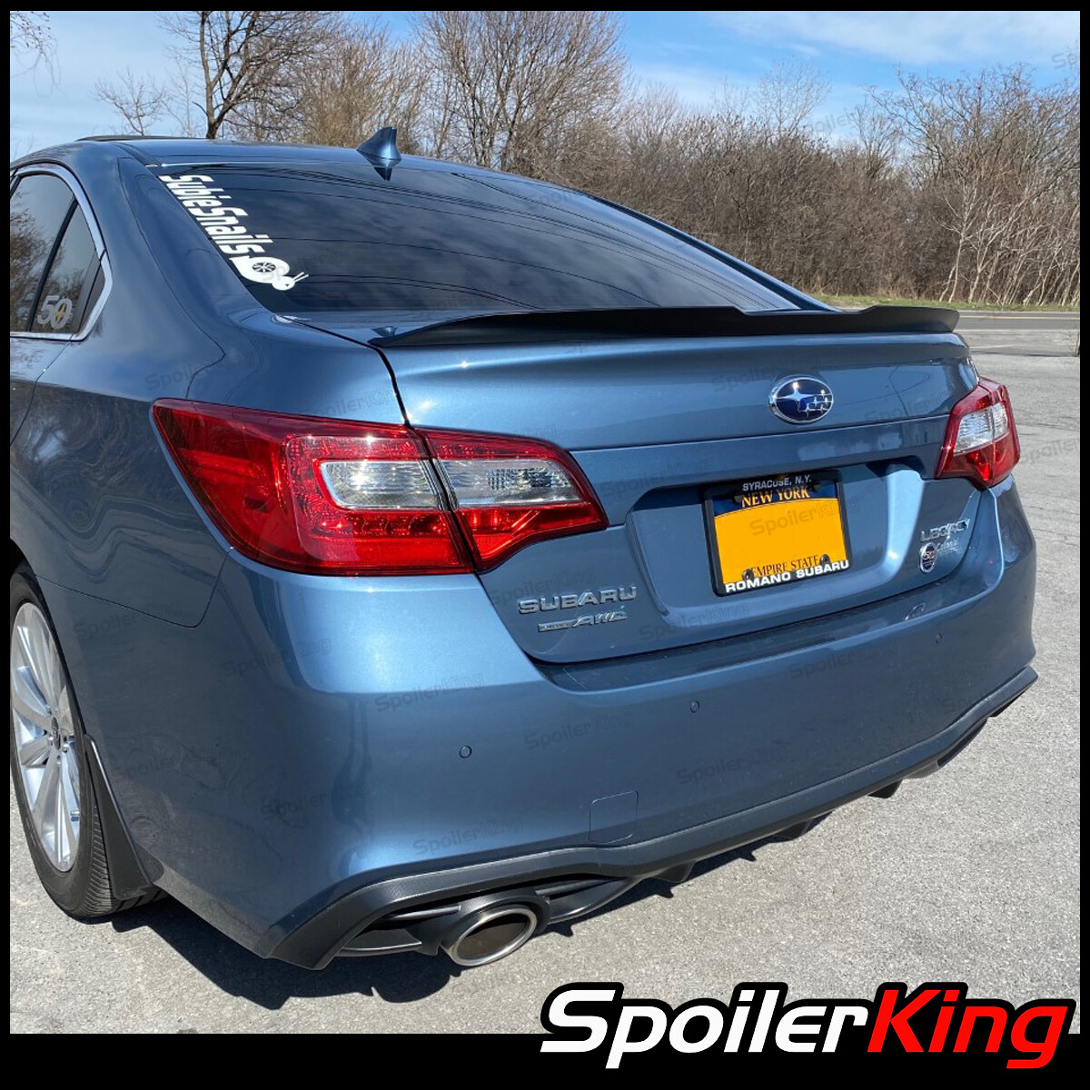 SpoilerKing 284GC Universal 30"- 55" Custom Rear Polyurethane Trunk Spoiler Wing