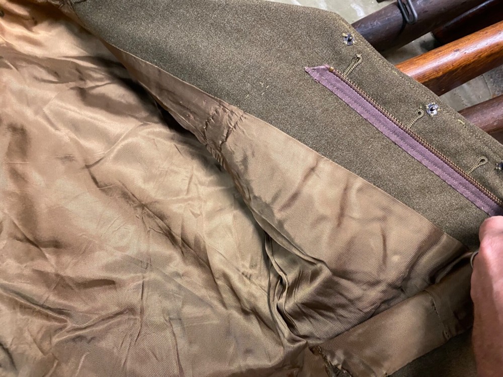 ORIGINAL WWII US ARMY OFFICER M1944 CLASS A IKE JACKET- SMALL 36R