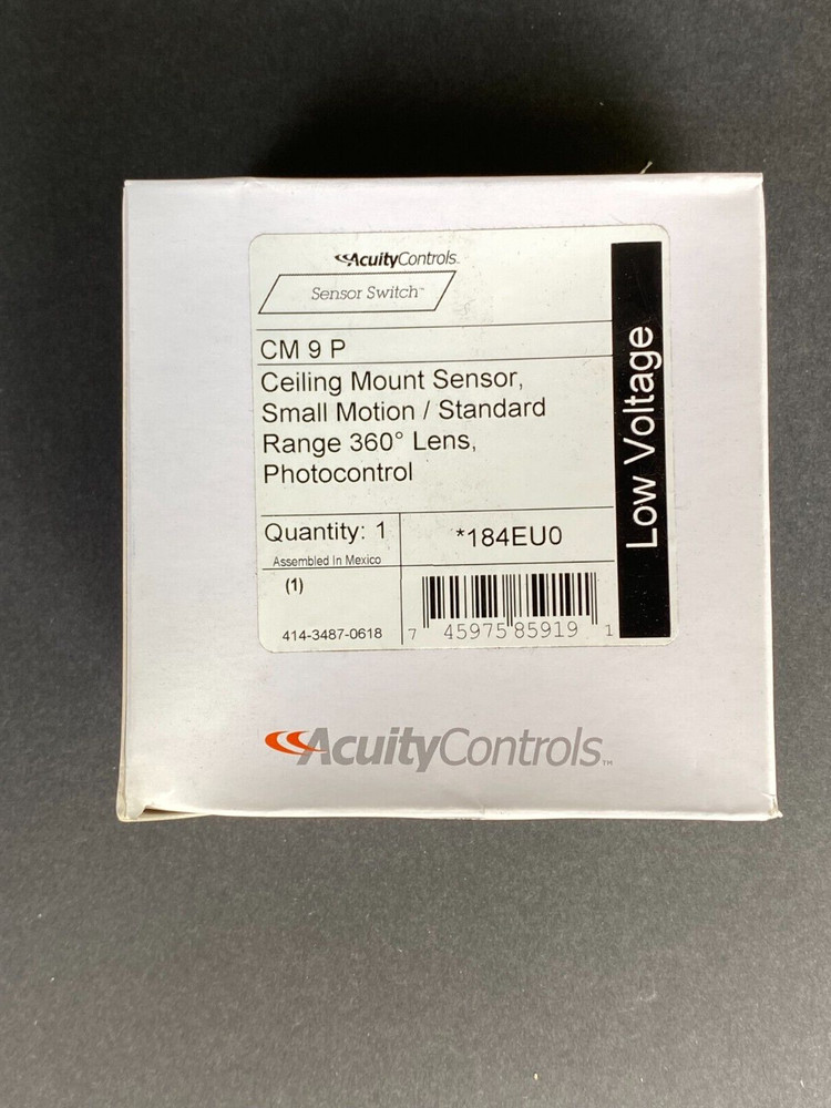 1 Acuity Sensorswitch "CM 9P" Ceiling Mount occupancy motion sensing switch