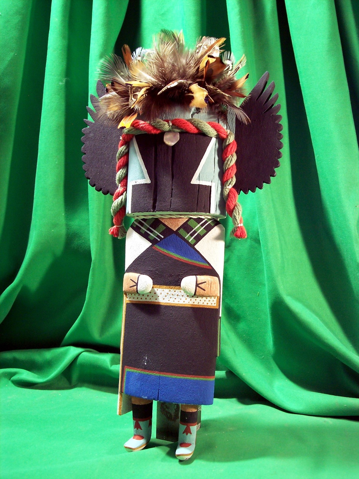 Hopi Kachina Doll - Crow Mother Kachina by Martin Poola - Old Style Beauty!